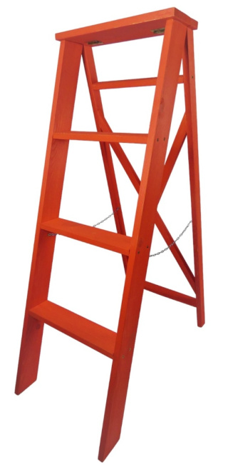 Drabinka 120cm- Czerwona X
