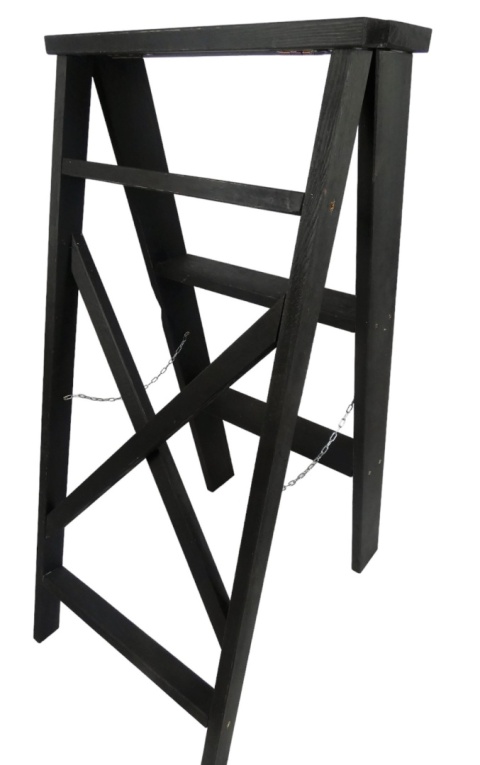Drabinka 80cm- Czarna X Drabinka 80cm- Czarna X