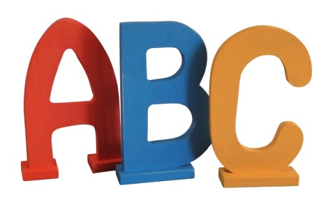 Literki ABC - Duże k.Mix Literki ABC - Duże k.Mix