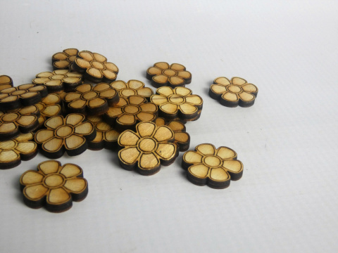Scrapki Kwiatek #1 25mm - 50 szt Scrapki Kwiatek #1 25mm - 50 szt