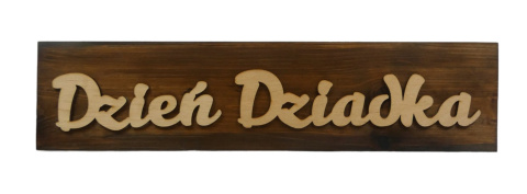 Tabliczka "Dzień Dziadka" - Brązowa Tabliczka "Dzień Dziadka" - Brązowa