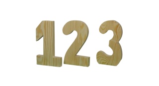 Cyferki 1,2,3- Małe k.MIX