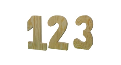 Cyferki 1 2 3 - Małe Naturalne
