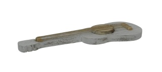Drewniana gitara - Biała