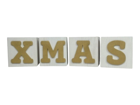 Kostki "XMAS" - Brązowe